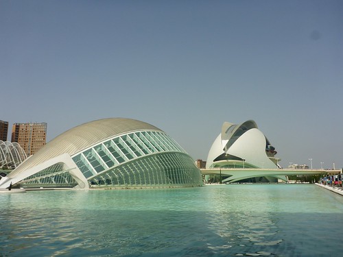 Building at City of Arts and Sciences